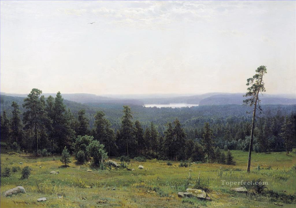 the forest horizons 1884 classical landscape Ivan Ivanovich Oil Paintings